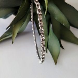Vintage Rhinestone Bangle Bracelet